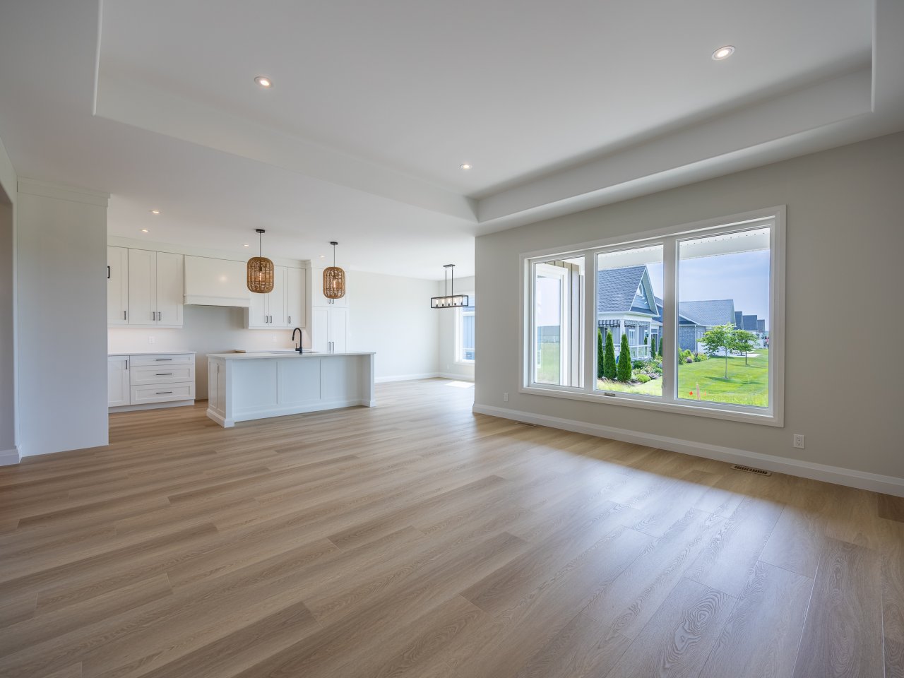 Entry of a beautiful custom home